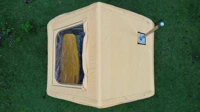 RBM Outdoors Panda Medium - Inflatable tent for 1-4 person (Sunny Beige)