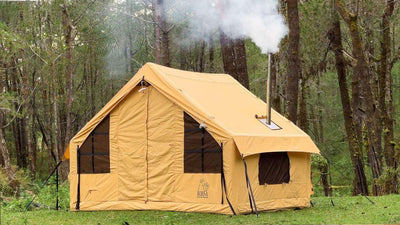RBM Outdoors Panda Medium - Inflatable tent for 1-4 person (Sunny Beige)