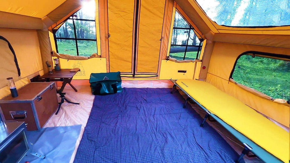RBM Outdoors Panda Medium - Inflatable tent for 1-4 person (Sunny Beige)