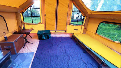 RBM Outdoors Panda Medium - Inflatable tent for 1-4 person (Sunny Beige)