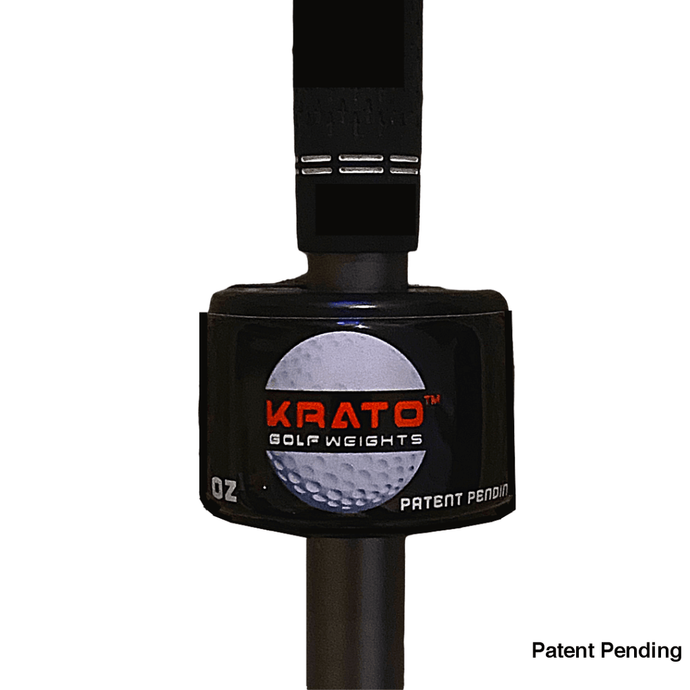 Krato Golf Swing Trainer Aid - Improve Distance & Clubhead Speed - Golf Weight - 8 Oz