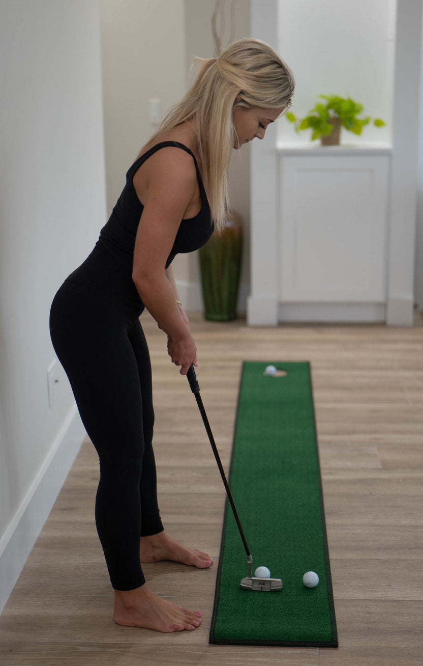 Home Putt - Portable Golf Putting Mat - Perfect Golf Training Aid to P ...