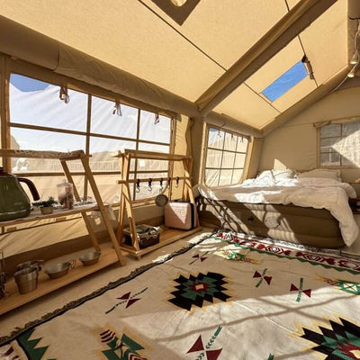 Coody 13.6 | RBM Outdoors Koala 5 Inflatable tent for 2-8 person (Beige)