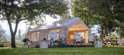 Coody 17.2 | RBM Outdoors Koala 7 Inflatable tent for 2-10 person (Beige)