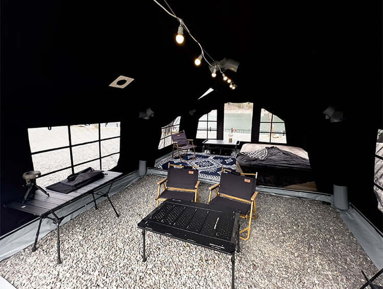 Coody 17.2 | RBM Outdoors Koala 7 Inflatable tent for 2-10 person (Black)