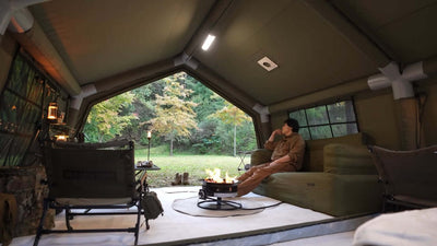 Coody 17.2 | RBM Outdoors Koala 7 Inflatable tent for 2-10 person (Forest Green)