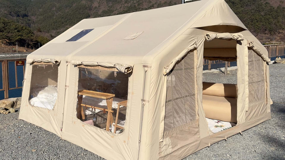 Coody 13.6 | RBM Outdoors Koala 5 Inflatable tent for 2-8 person (Beige)