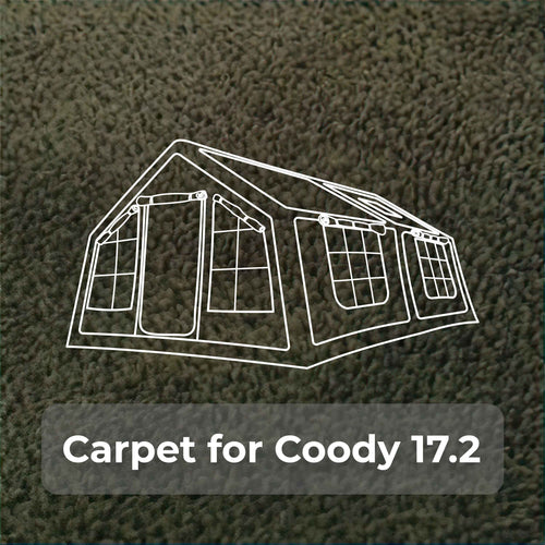 RBM Outdoors Coody Carpet – Tailored for Coody Familia AirTent 17.2 Forest Green