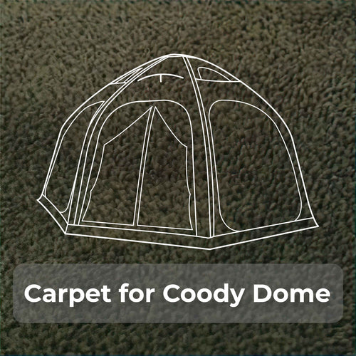 RBM Outdoors Coody Carpet – Tailored for Coody Aurora Dome (Octopus) Tent Forest Green
