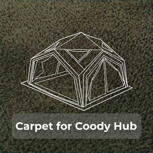 RBM Outdoors Coody Carpet – Tailored for Coody Hub Tent Forest Green