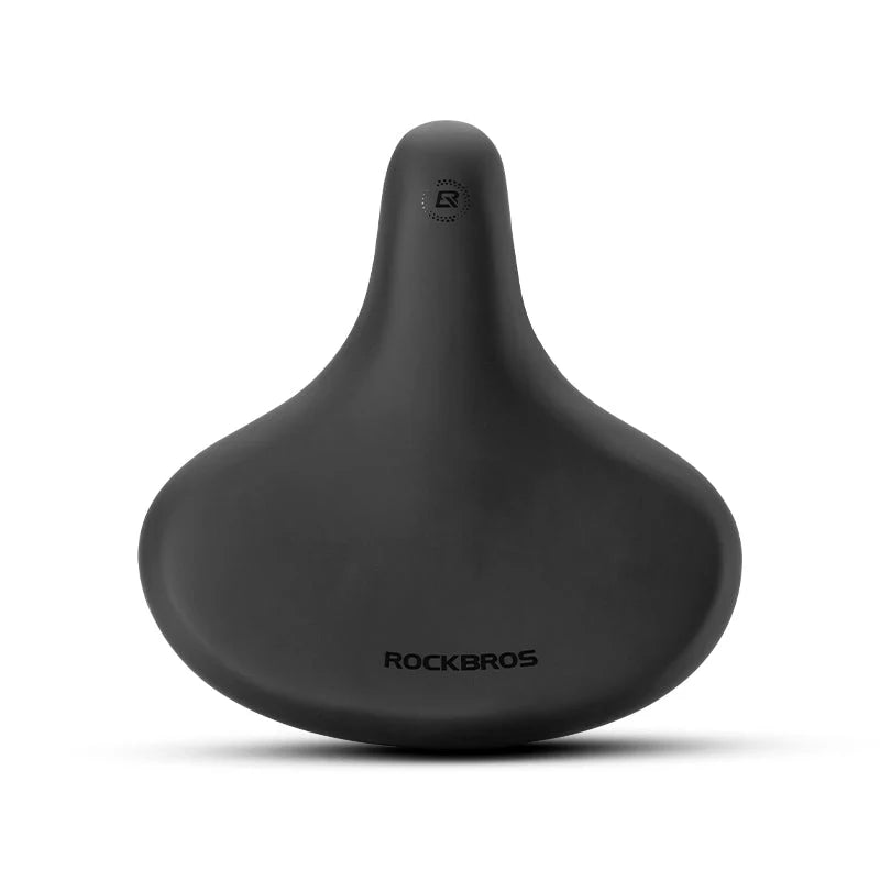 Birch ROCKBROS Comfort Shock Absorption Bike Saddle Soft Wide Seat for Men Women