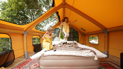 RBM Outdoors Panda Large - Inflatable tent for 2-6 person (Sunny Beige)