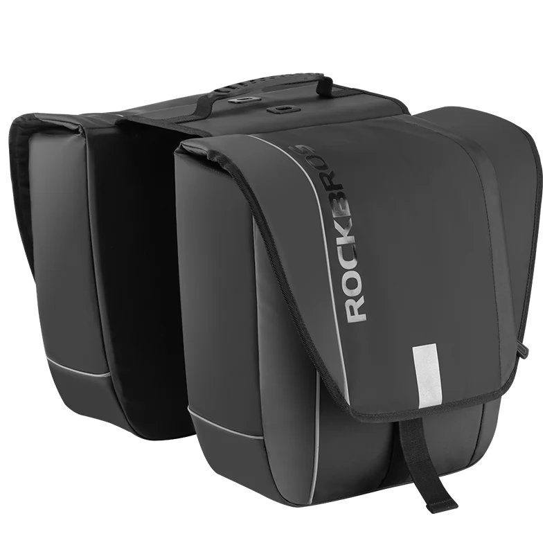Birch ROCKBROS Super 30-Litre Bicycle Saddlebags in Black