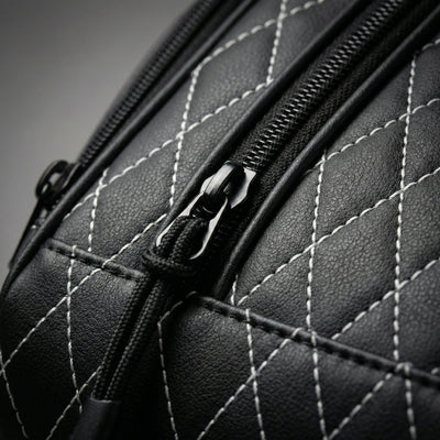 Aiming Fluid Golf - Premium Golf Shoe Bag – Vented Leather Shoe Storage