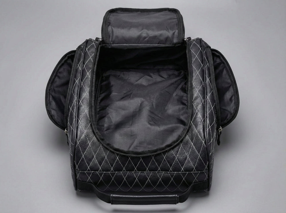 Aiming Fluid Golf - Premium Golf Shoe Bag – Vented Leather Shoe Storage