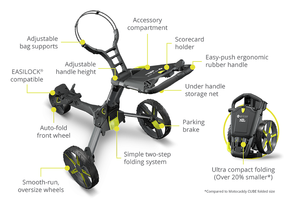 Motocaddy QB2 Push Cart
