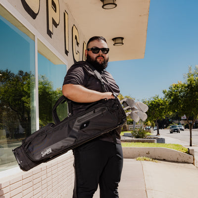 El Camino | Matte Black Walking Golf Bag