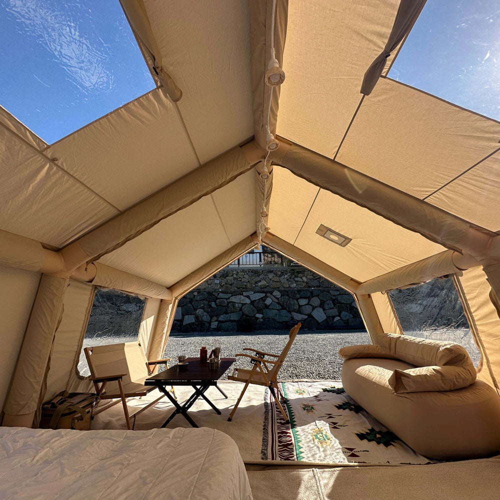 Coody 17.2 | RBM Outdoors Koala 7 Inflatable tent for 2-10 person (Beige)