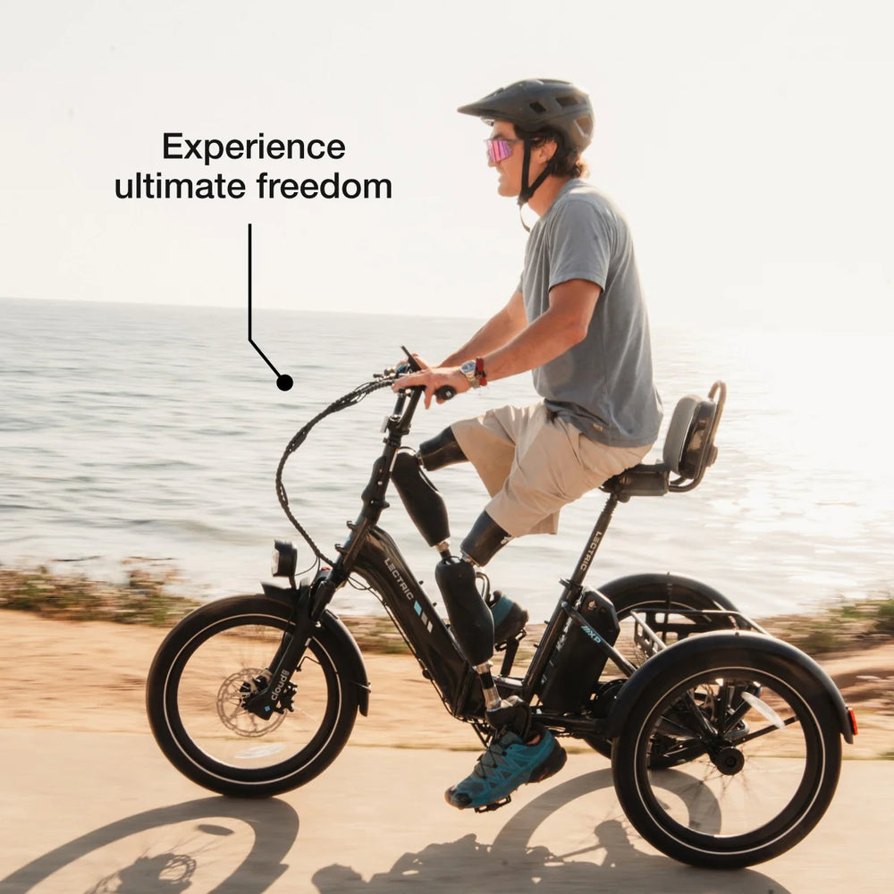 Lectric XP Trike2 Tempest Grey eTrike
