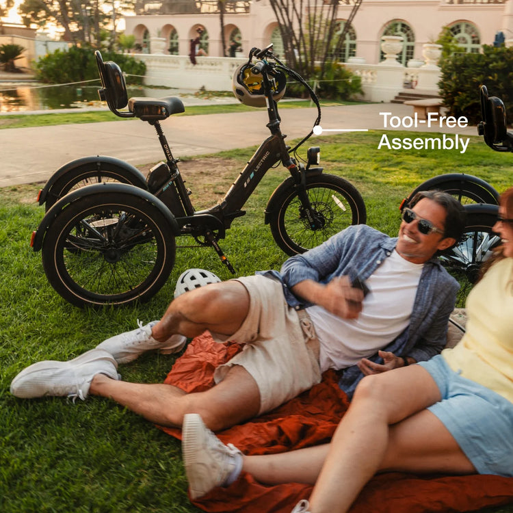 Lectric XP Trike2 750 Tempest Grey eTrike