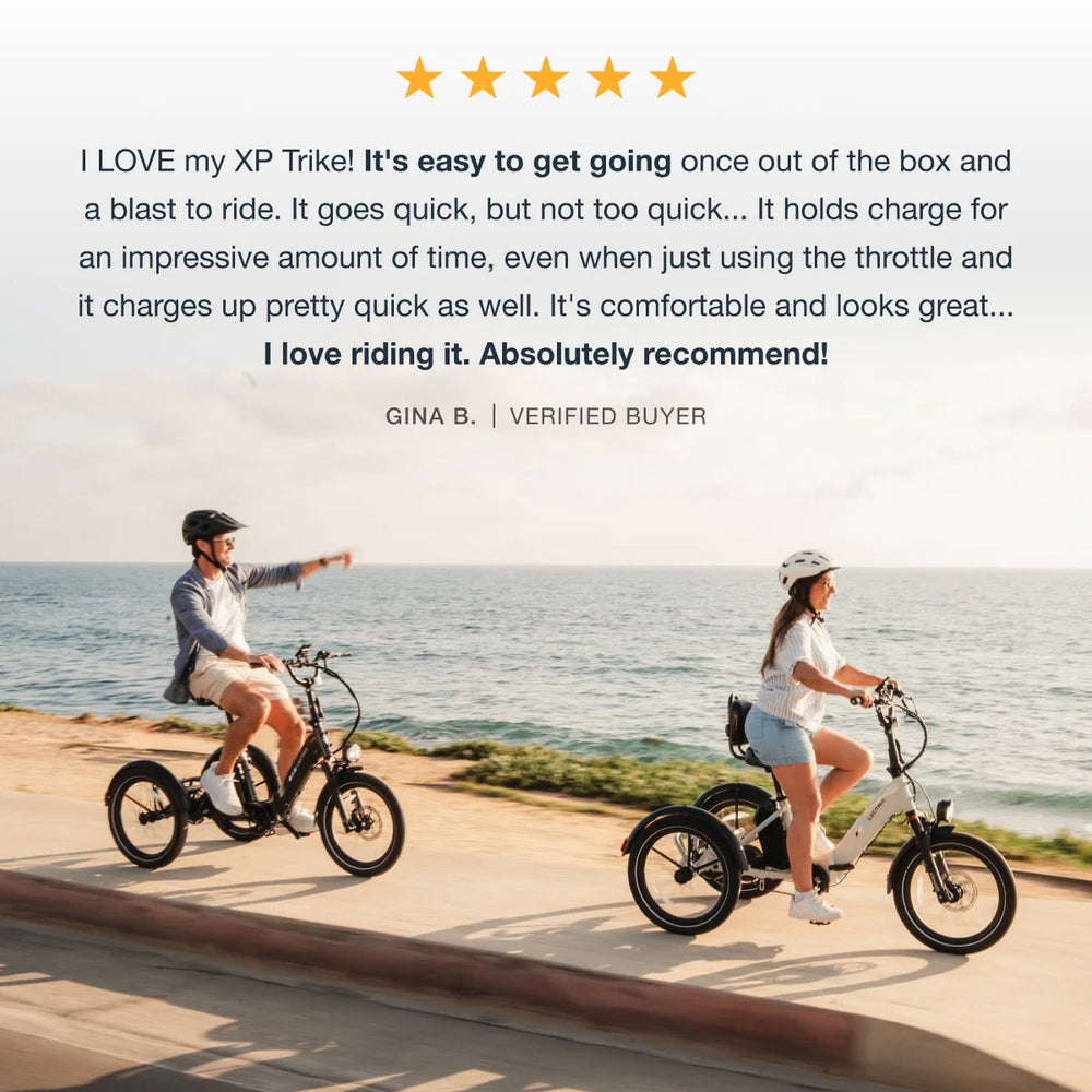 Lectric XP Trike2 750 Tempest Grey eTrike