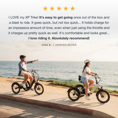 Lectric XP Trike2 750 Tempest Grey eTrike