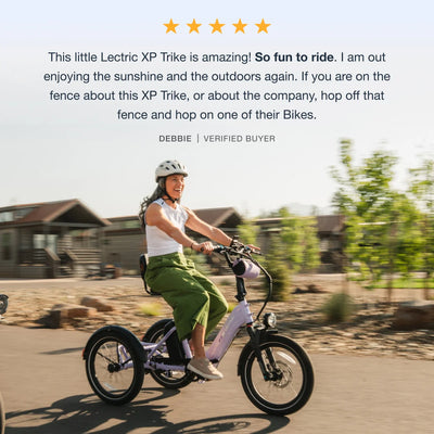 Lectric XP Trike2 750 Lavender Haze eTrike
