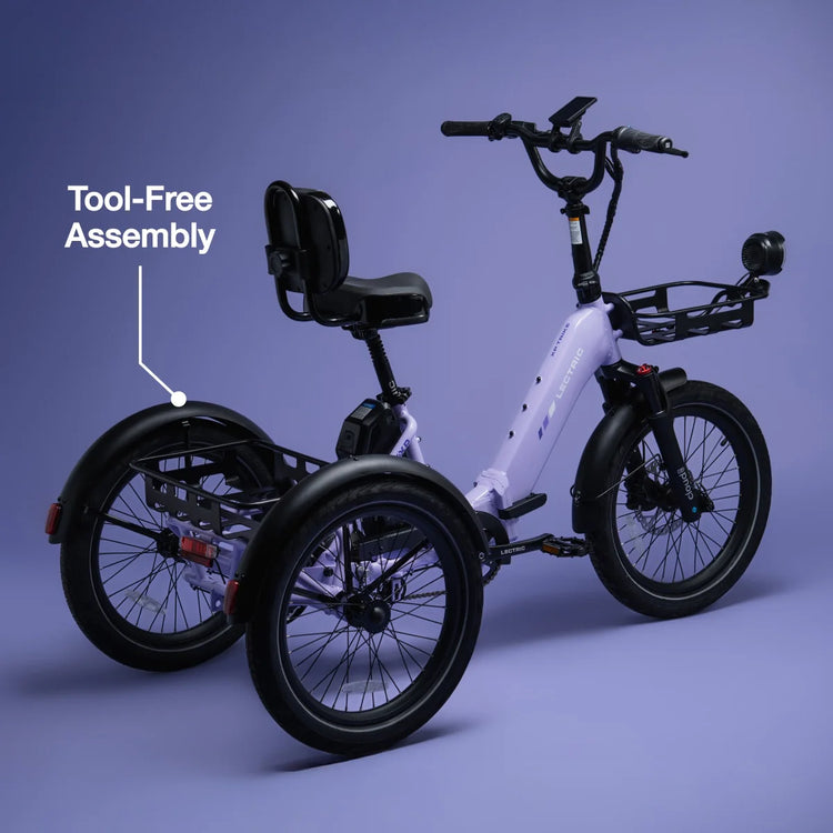 Lectric XP Trike2 750 Lavender Haze eTrike