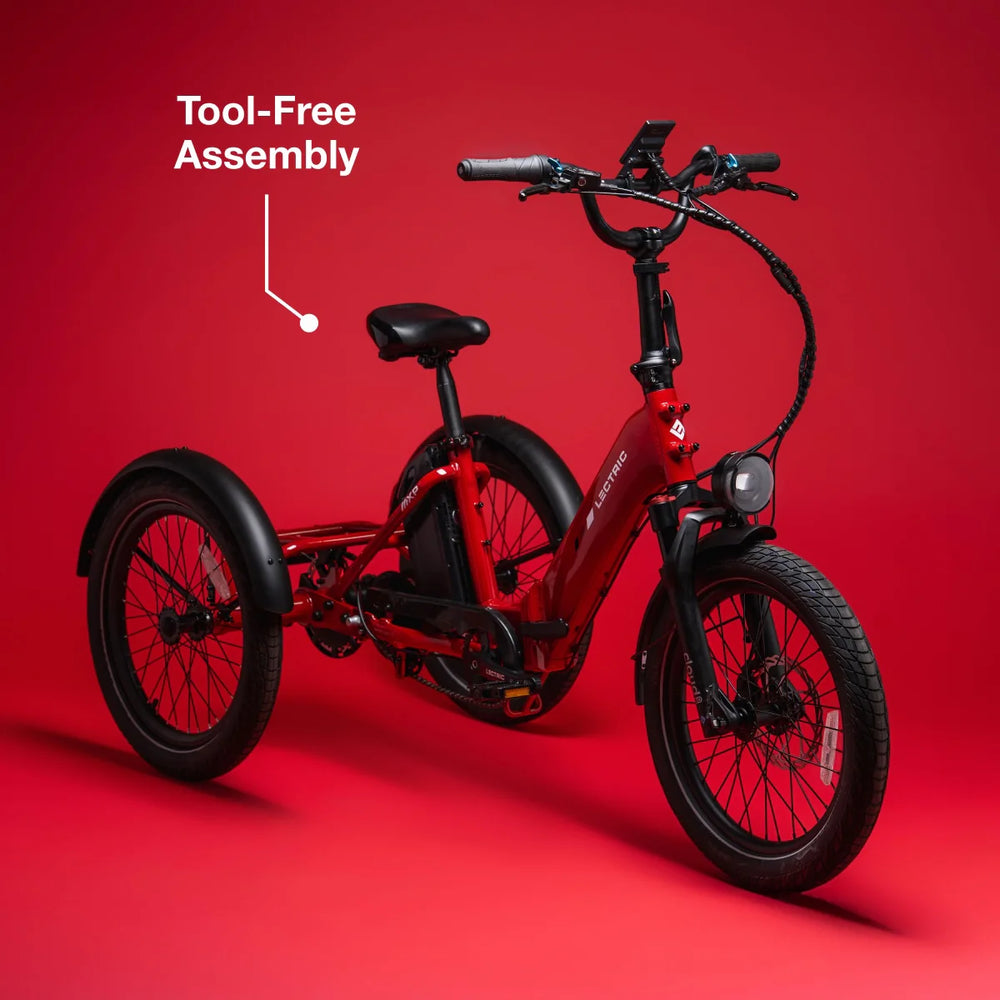Lectric XP Trike2 750 Phoenix Red eTrike