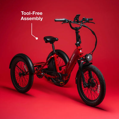 Lectric XP Trike2 750 Phoenix Red eTrike