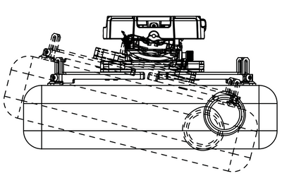 Carl's Place Drop-Mount Projector Mounting Kit