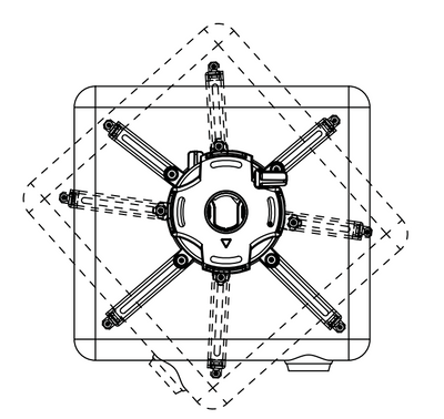 Carl's Place Drop-Mount Projector Mounting Kit
