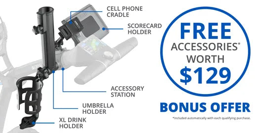 Motocaddy M5 GPS DHC Electric Golf Push Cart - BLACK FRIDAY SALE