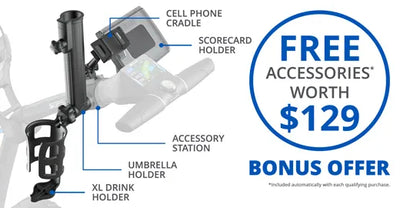 Motocaddy M5 GPS DHC Electric Golf Push Cart - BLACK FRIDAY SALE