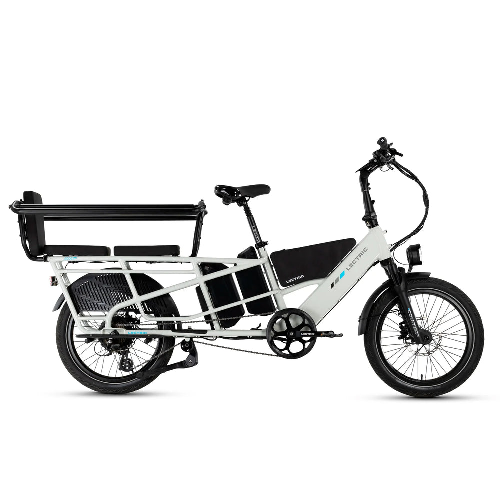 Lectric XPedition2 Stratus White Long-Range Dual-Battery eBike