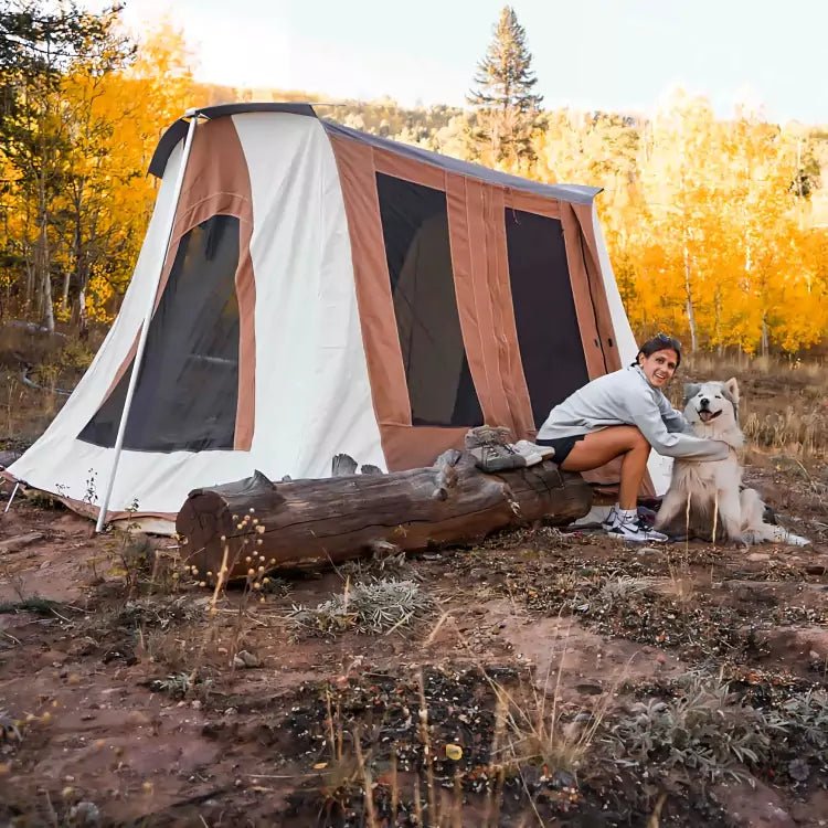 10'x10' Prota Canvas Tent, Deluxe - Big Horn Golfer