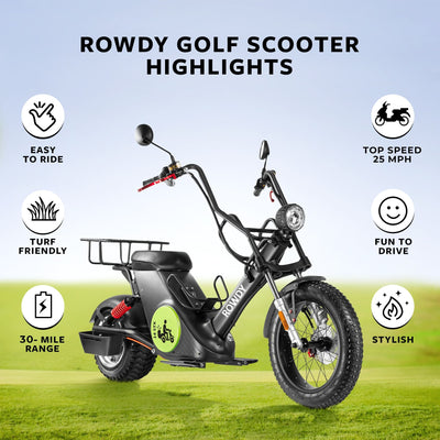 14 STX - Rowdy Golf Scooter - Big Horn Golfer