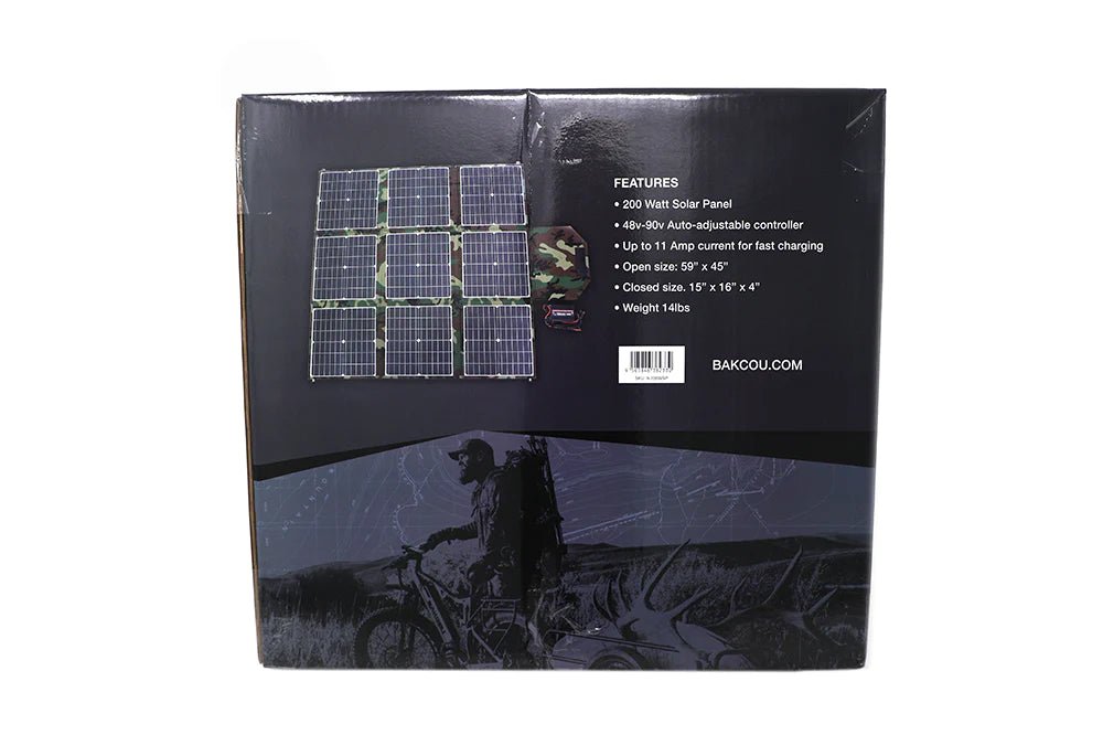 Bakcou - 200 Watt Solar Panel - Big Horn Golfer