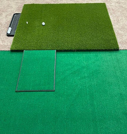 Big Moss Golf - Simulator Putting & Return Ramp (18″x 36″) - Big Horn Golfer