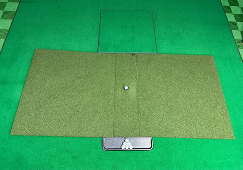 Big Moss Golf Simulator Putting & Return Ramp (3’x 3′) - Big Horn Golfer