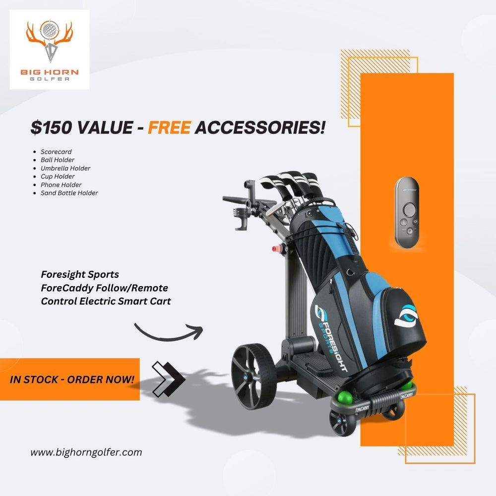 Foresight Sports ForeCaddy Follow/Remote Control Electric Smart Cart - accessories
