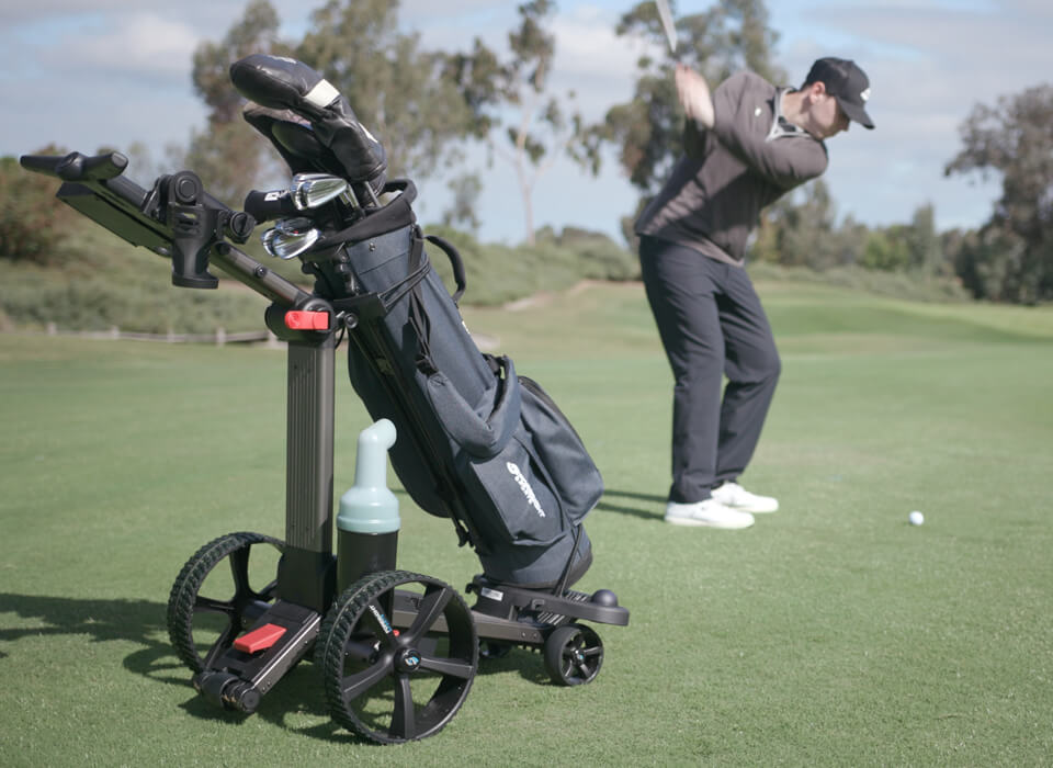 Foresight Sports ForeCaddy Follow/Remote Control Electric Smart Cart - Big Horn Golfer
