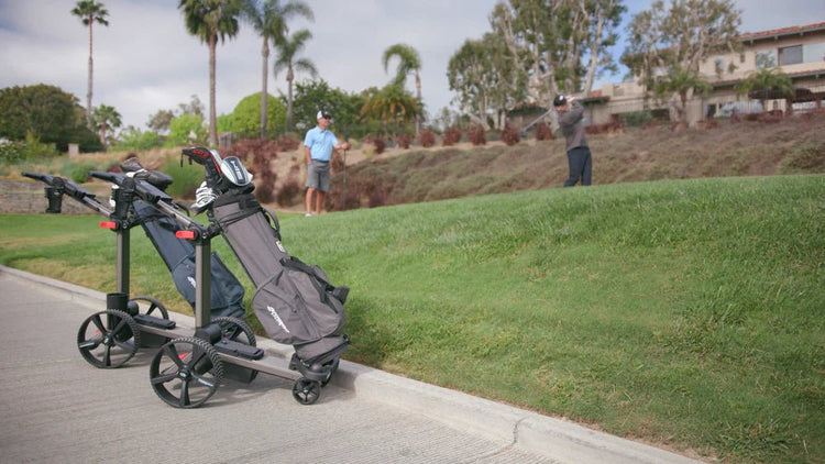 Foresight Sports ForeCaddy Follow/Remote Control Electric Smart Cart v1 - Big Horn Golfer