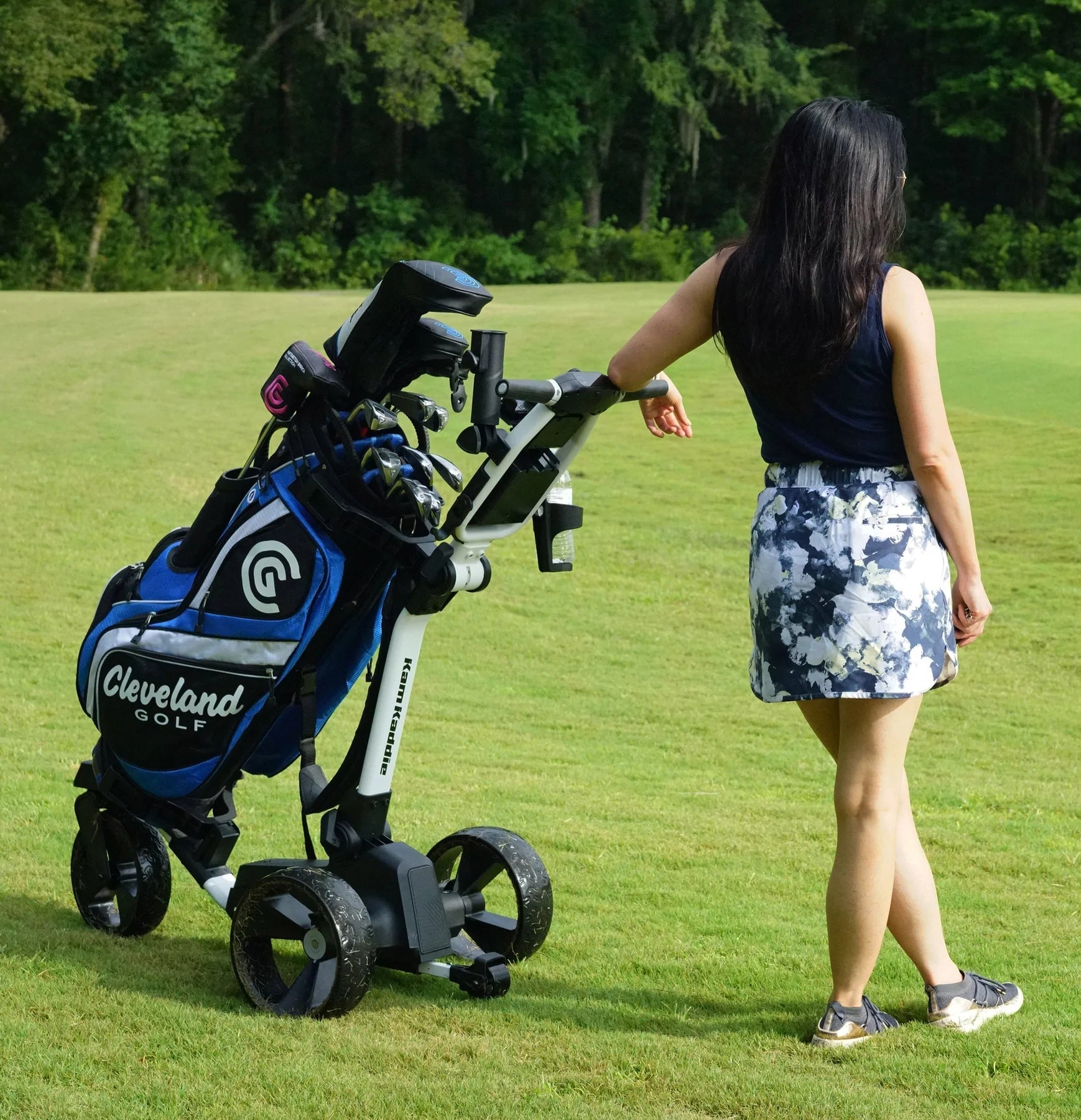 Remote control golf bag cart hot sale