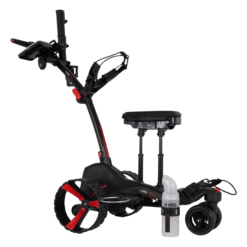 MGI Zip X3 Electric Push Cart - Big Horn Golfer
