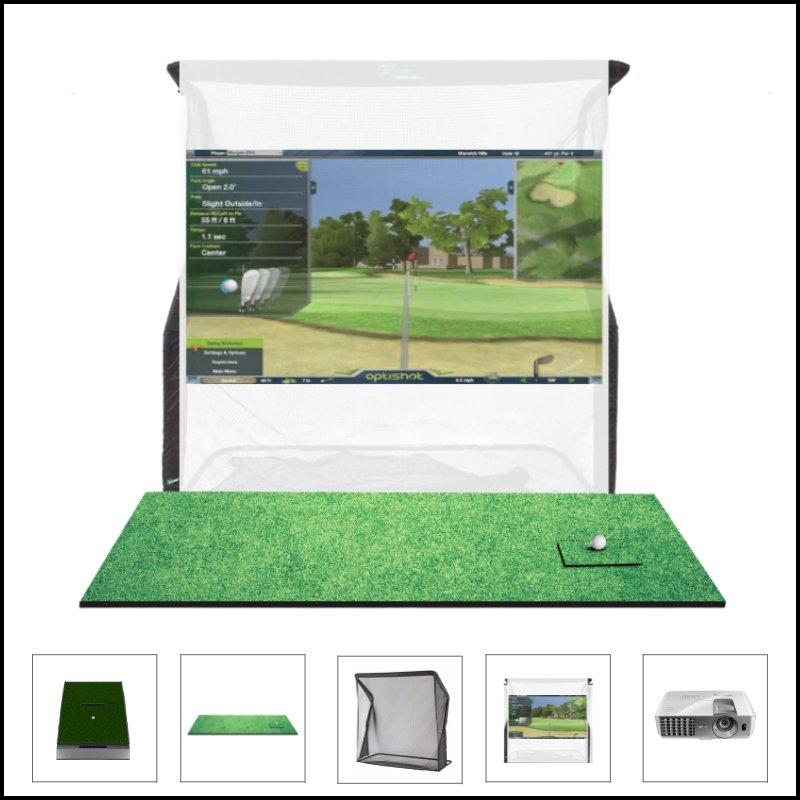 OptiShot Golf - OptiShot2 Simulator Golf In A Box 3 - Big Horn Golfer