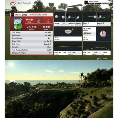 ProTee United VX DIY 12 Golf Simulator Package - Big Horn Golfer