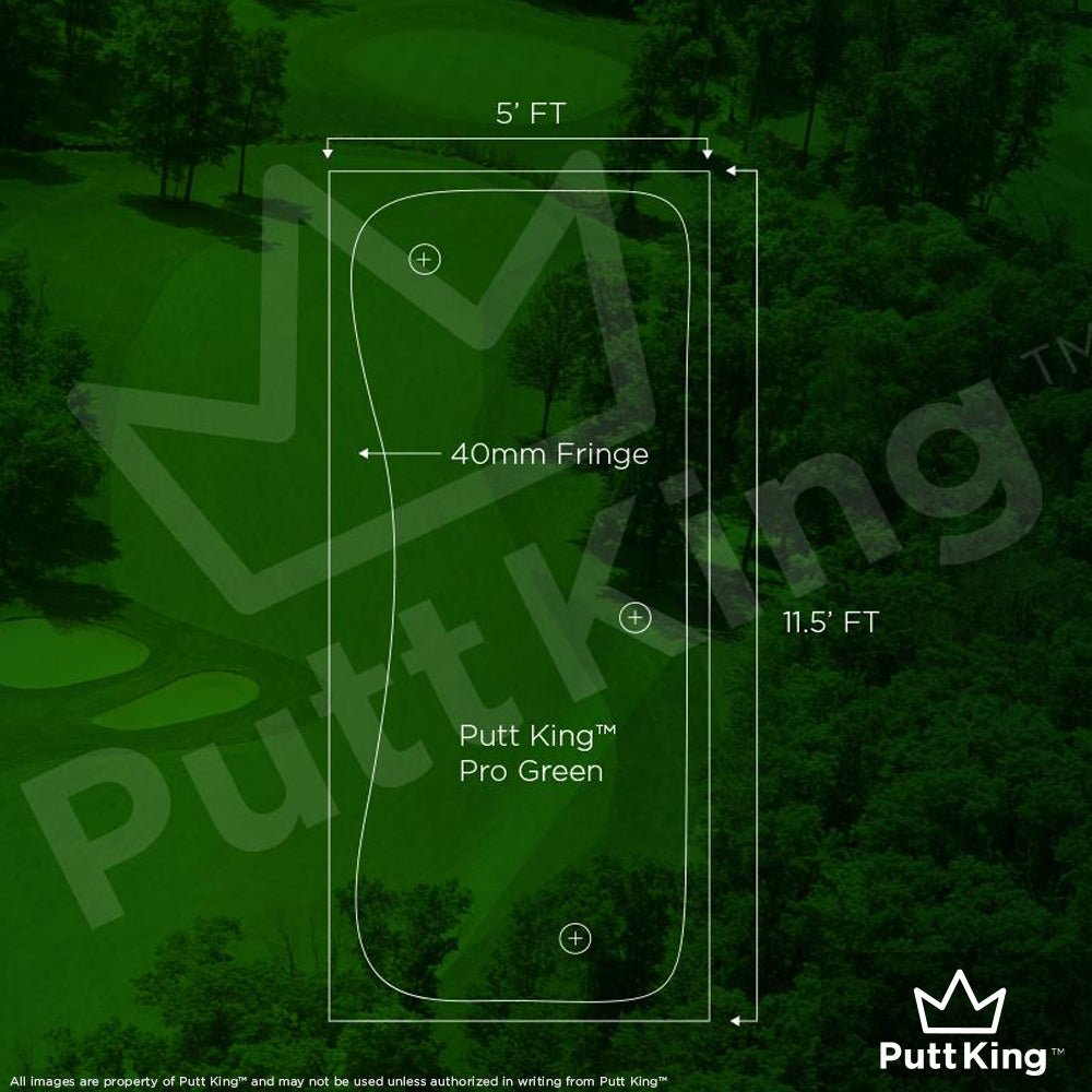 Putt King™ Pro Green 5'ft x 11.5'ft - Big Horn Golfer