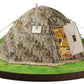 RBM Outdoors - All-Season Premium Outfitter Tent with Stove Jack "UP-5". Comfort for 3-8 People - Big Horn Golfer