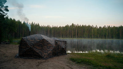 russian bear hexagon tent All-Season Outfitter Wall Tent with Stove Jack "Pentagon" – Big Horn Golfer